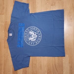 Rare Vintage Ramones Adios Amigos Tshirt XL Blue